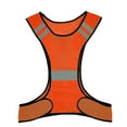 thumbnail image 2 of Reflective Safety Running Vest Multi Adjustable Vest Night Running Outdoor Reflective Clothing  Fluorescent Yellow Without Light, 2 of 8