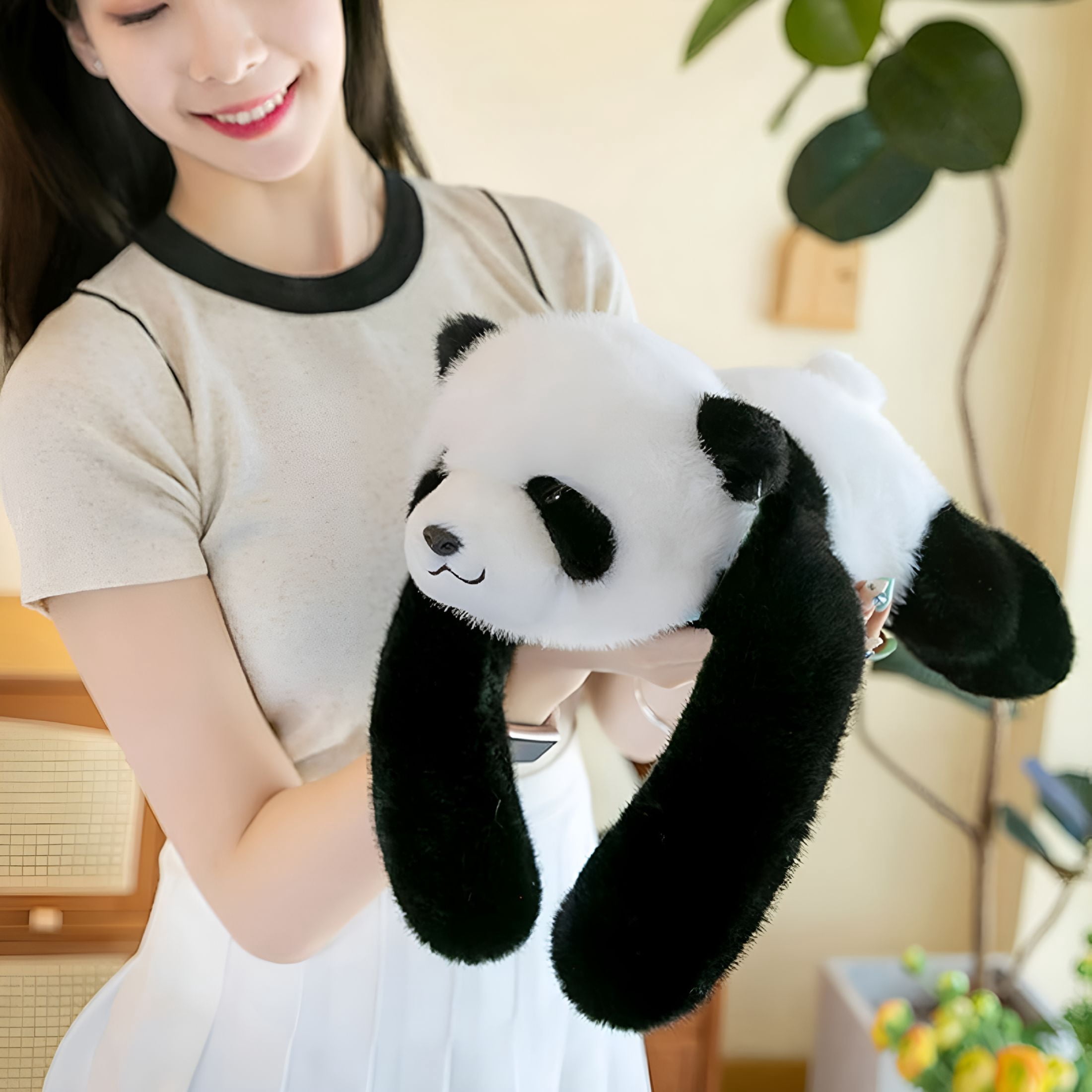 CYFW 2026 New 17.71In Panda Weighted Stuffed Animals,Weighted Plush Animal,Cute Soft Plush Toy Pillow Hugging Plushie Birthday Gifts for Kids Adults