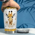 thumbnail image 5 of Giraffe Tumbler 20oz Jewelry Drawings Stainless Steel Insulated Tumblers Gifts for Women Girls Teen Coffee Travel Mug Cup Gift for Birthday Christmas, 5 of 7