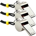 thumbnail image 1 of Silbatos de 3 piezas con cordón para juegos de pelota, silbato deportivo para reuniones, silbato infantil de juguete, 1 of 6