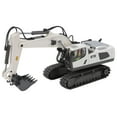 thumbnail image 4 of RC Excavadora 1/20 Escala 11 Canales 2.4G MHz Aleación de Plástico Excavadora con Control Remoto Vehículos de Construcción Juguete para Niño Blanco 11 Canales BC1043, 4 of 9