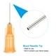 thumbnail image 5 of Agujas de dispensación Uxcell 23Ga, 52 piezas de aguja de dispensación de punta roma de 1/2 pulgada con aguja de bloqueo Luer para rellenar tintas líquidas, adhesivos, aceites, naranja, 5 of 7