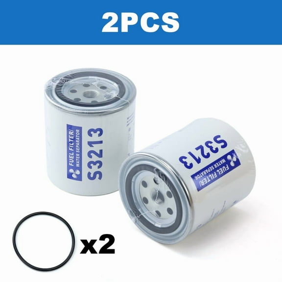 2pcs - Fuel Filter 152 for S3213, Water Separator, Outboard, Mercury, Quicksilver, OMC Marine Engine, Boat, 10 Micron
