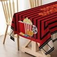 thumbnail image 5 of Movie Night Table Cloth Rectangular Now Showing Table Cover Movie Themed Party Decoration Kitchen Dining Room Home Decor-60×84 inch, 5 of 5
