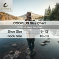 COOPLUS Mens Athletic Ankle Socks Men Running Breathable Low Cut Socks 6 Pairs