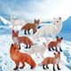 thumbnail image 4 of Juego de Figuras de Animales de 8 Piezas, Figuras de Animales, Juego de Decoración de Escritorio, Adornos para Tartas, 4 of 9