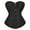 Black, variant on Bustier Corset Top Lace up Vintage White XS