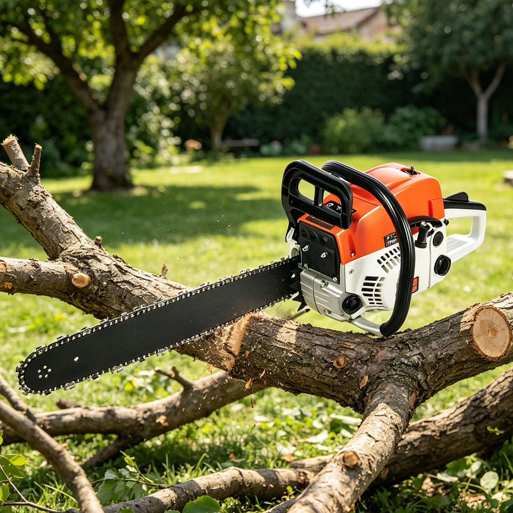 Gasoline Chain Saw 62CC  18-inch Saw Chain, Cutting Tool, EfficientWood Cutting, Logging And Ranch, Farm Durable Design, Silent Design Safe To Use,Shockproof Handle