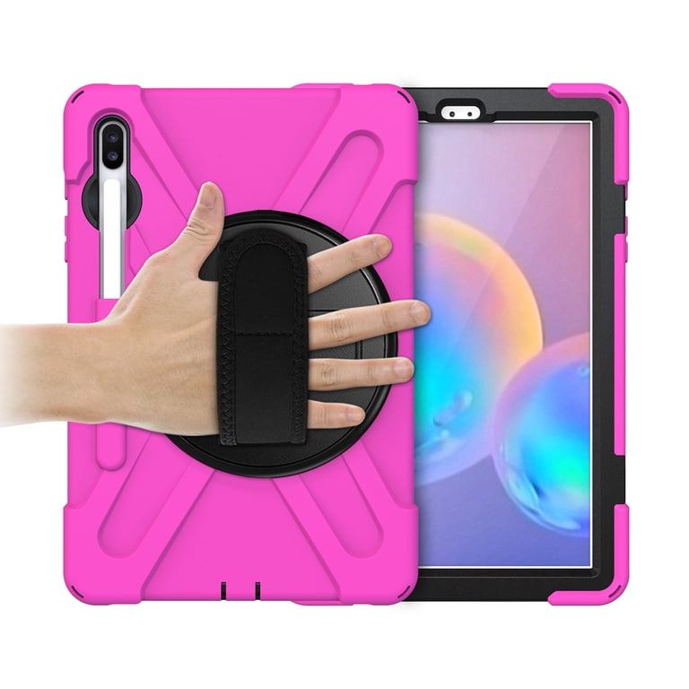 KIQ Galaxy Tab S7 Plus 12.4 Case, Heavy Duty Shield Case Shoulder