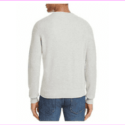 $66 The Men's Store Mens Birdseye Pullover Sweater Cotton Pale Grey size XXL