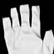 thumbnail image 4 of Guante con protección UV, guantes de protección profesionales blancos de punto elásticos sin dedos para manicura larga, 4 of 5