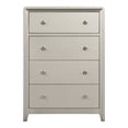 thumbnail image 3 of Furniture of America Zarek Modern 4-Drawer Vertical Dresser, Champagne, 3 of 7