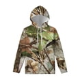 thumbnail image 4 of Sudadera con capucha con estampado 3D de camuflaje de caza para hombre y mujer, sudadera con capucha con estampado de hojas de árbol, sudadera con capucha de manga larga, sudadera holgada de calle, 4 of 4