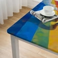 thumbnail image 5 of Awypu Walking on a Rainbow Square Tablecloth, Great for Home Kitchen/Parties/Holiday Dinner, 100% Polyester Fiber 40*40, 5 of 8