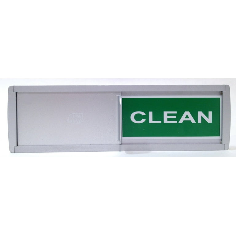 Dish Nanny Dishwasher Magnet Clean Dirty Sign, Non-Scratching Backing / 3M Sticky Tab Adhesion, Sliding Indicator Works for Dishwashers, Reminder