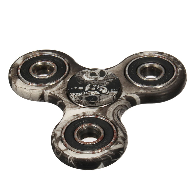3x Fidget Hand Tri Spinner Camouflage Camo Color Toy Girls Boys Kids Party Favor 