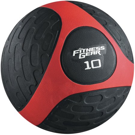Fitness Gear 10 lb. Medicine Ball Red