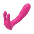 thumbnail image 3 of The Royale Vibromasseur en Silicone Résistant à la Chaleur Bunny pour Point G, Rose, 3 of 5
