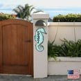 thumbnail image 3 of Seahorse Coastal Wooden House Number Sign by G. DeBrekht | Coastal Sea-Life Decor - MA98517, 3 of 8