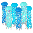 thumbnail image 1 of 6pcs Fiesta En El Océano Con Farolillos De Papel De Medusas Malubero, Azul, 1 of 5
