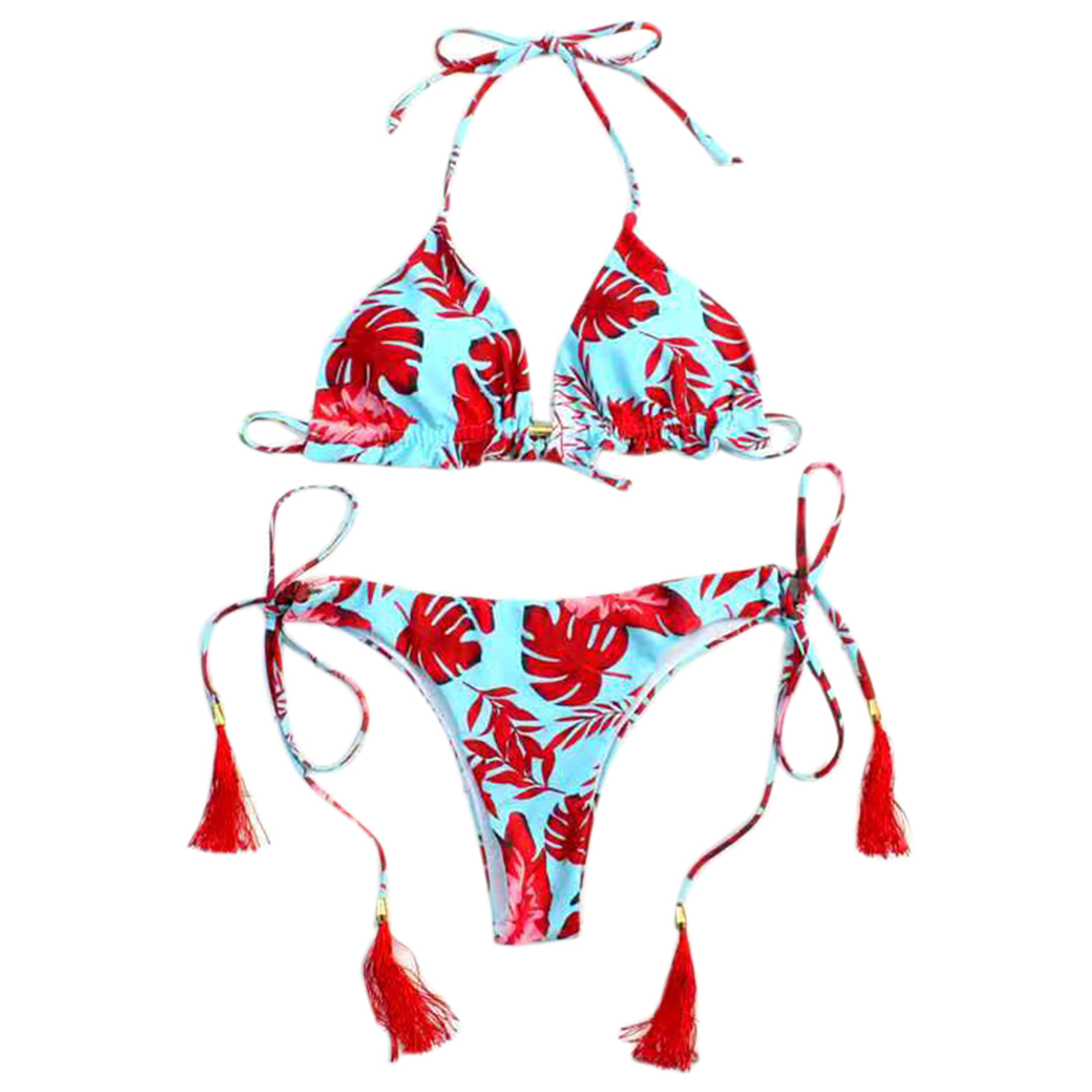 Mapale Two Piece Swimsuit Walmart Com Bikinis Red Bikini Set My XXX