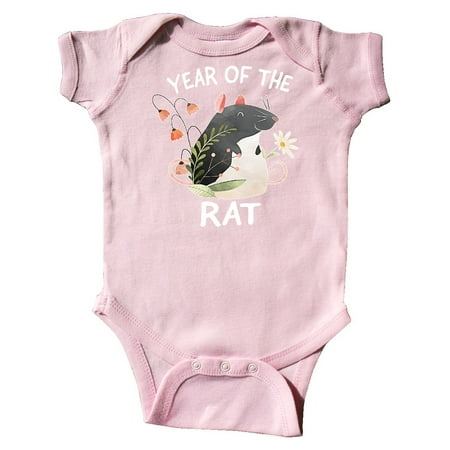 

Inktastic Chinese Zodiac Year of The Rat Gift Baby Boy or Baby Girl Bodysuit