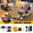 thumbnail image 2 of VTIN 3-In-1 Electric Mini Belt Sander - 15° Knife Sharpener Bench Grinder, 7-Speed 4000-9000rpm Forward/Reverse, Quiet All-Copper Motor for Metal Wood DIY & Knife Sharpening, 2 of 13