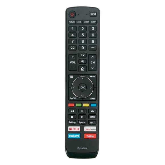 NEW EN3V39H For Hisense LED LCD Smart TV Remote Control Netflix YouTube