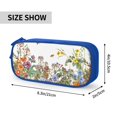 thumbnail image 4 of Goofa Herbs and Wildflowers Pattern Big Capacity Pencil Pen Case Office College Large Storage High Capacity Bag Pouch Holder Box Organizer, 4 of 9