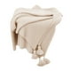 thumbnail image 2 of Manta de Punto Súper Suave de Microfibra de Poliéster, Manta de Aire Acondicionado Cálida Y Acogedora de Color Sólido, Manta para Cuna de Be Beige 130x170cm Macarena manta de aire acondicionado, 2 of 8
