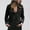 Black, variant on Jjayotai Women's Motorcycle Jacket, 2024 Fall Faux Leather Biker Coats, Plus Size Long Sleeve Zipper Slim Fit Short Casual Coat Blue M