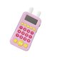 thumbnail image 2 of Calculadora electrónica portátil, calculadoras matemáticas de división de multiplicación de resta para enseñanza, hogar, escuela, regalos para Rosado Macarena Calculadora educativa, 2 of 7