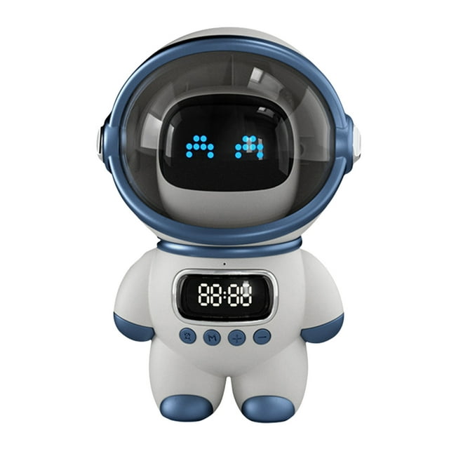 Altavoz de astronauta Luz nocturna, Altavoz de astronauta AI Astronauta de dibujos animados Altavoz Bluetooth Altavoz de música de astronauta Ultra sensible