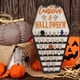 thumbnail image 3 of Calendario de Adviento de Halloween 2024, cuenta regresiva, innovador calendario de cuenta regresiva de madera para Halloween, con diseño de bloques móviles naranja y negro para fiestas y decoración, 3 of 4