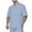 Sky Blue, variant on Summer Tops for Men 2025, Mens Tops Dressy Casual Short Sleeve V Neck Blouses & Button-Down Shirts Petite Work Out Shirts Gym Loose Pack Yoga Tops Woman Shelf Bra for Men Golf Clearance