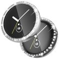 thumbnail image 1 of 2pack Bling Screen Protector Case For Google Pixel Watch, Women Girl Glitter Diamond Rhinestone Full Protective Cover, 1 of 5