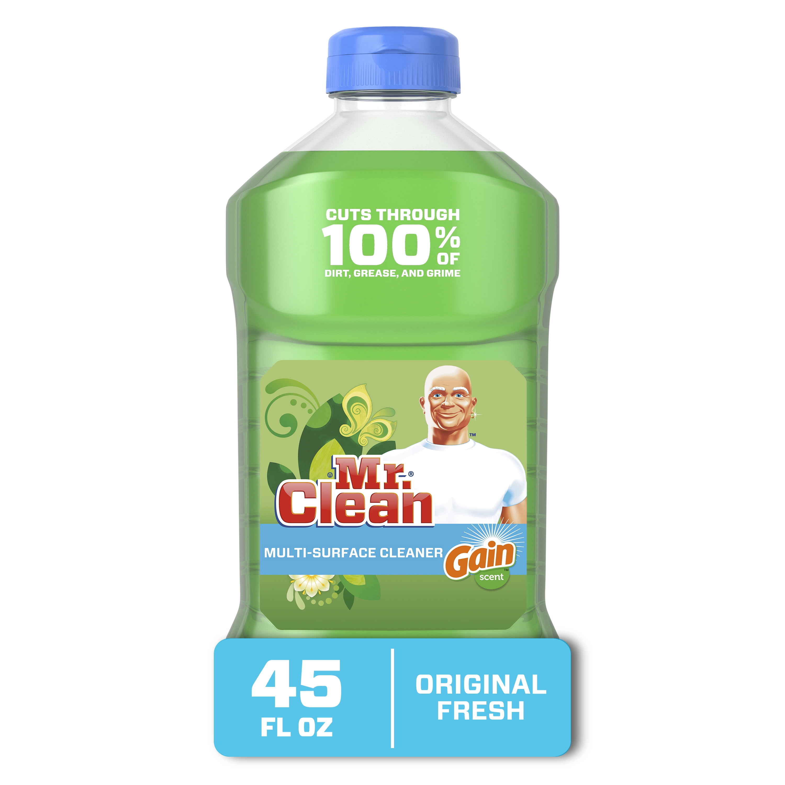 Mr. Clean with Gain Original Scent Multi-Surface Cleaner, 45 fl oz