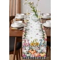 thumbnail image 2 of Table Runners 70 Inches Long Dress Scarves, Gnomes Pumpkins Fall Farmhouse Coffee/Dining/Kitchen Table Decor, Holiday Table Runner, Thanksgiving Floral Leaves Butterfly 13x70 Inch, 2 of 7