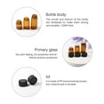 thumbnail image 3 of 100 Pieces Essential Oil Bottle with Orifice Reusable 1-3ml Essential 1-3ml Travel Dispenser Multi-Sizes Sub-packaging Bottles Hand Lotion 3ml, 3 of 8