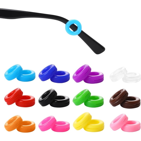 Silicone Glasses Ear Grip – Anti-Slip Temple Tips for Sunglasses & Eyeglasses