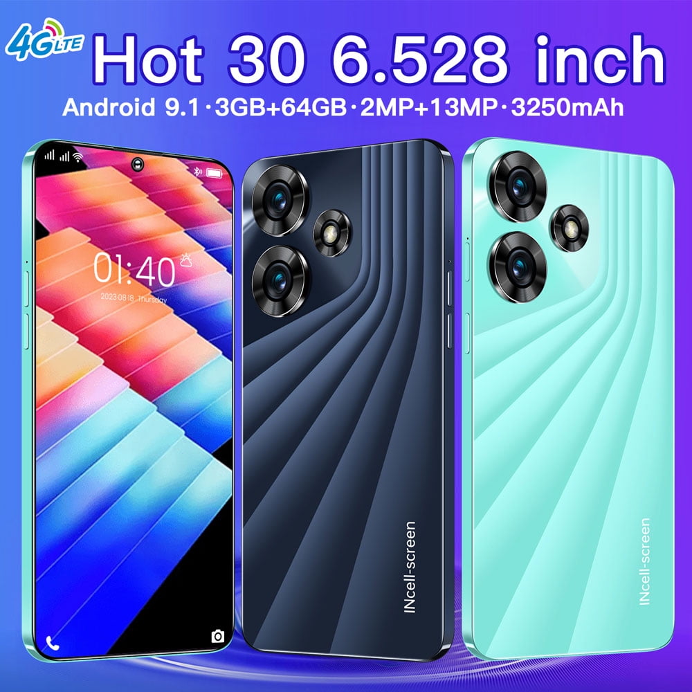 Android Smartphone,Dual SIM Unlocked Mobile phones,36000mah, Face Unlock,3G + 64G Factory Unlocked Cell Phone,Hot30