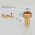 thumbnail image 1 of 10 Pcs Raccord de Tuyau en Laiton, Adaptateur, Filetage Interne F1/2 Ou Filetage Externe Filetage Interne*14 Mingyqi, 1 of 9