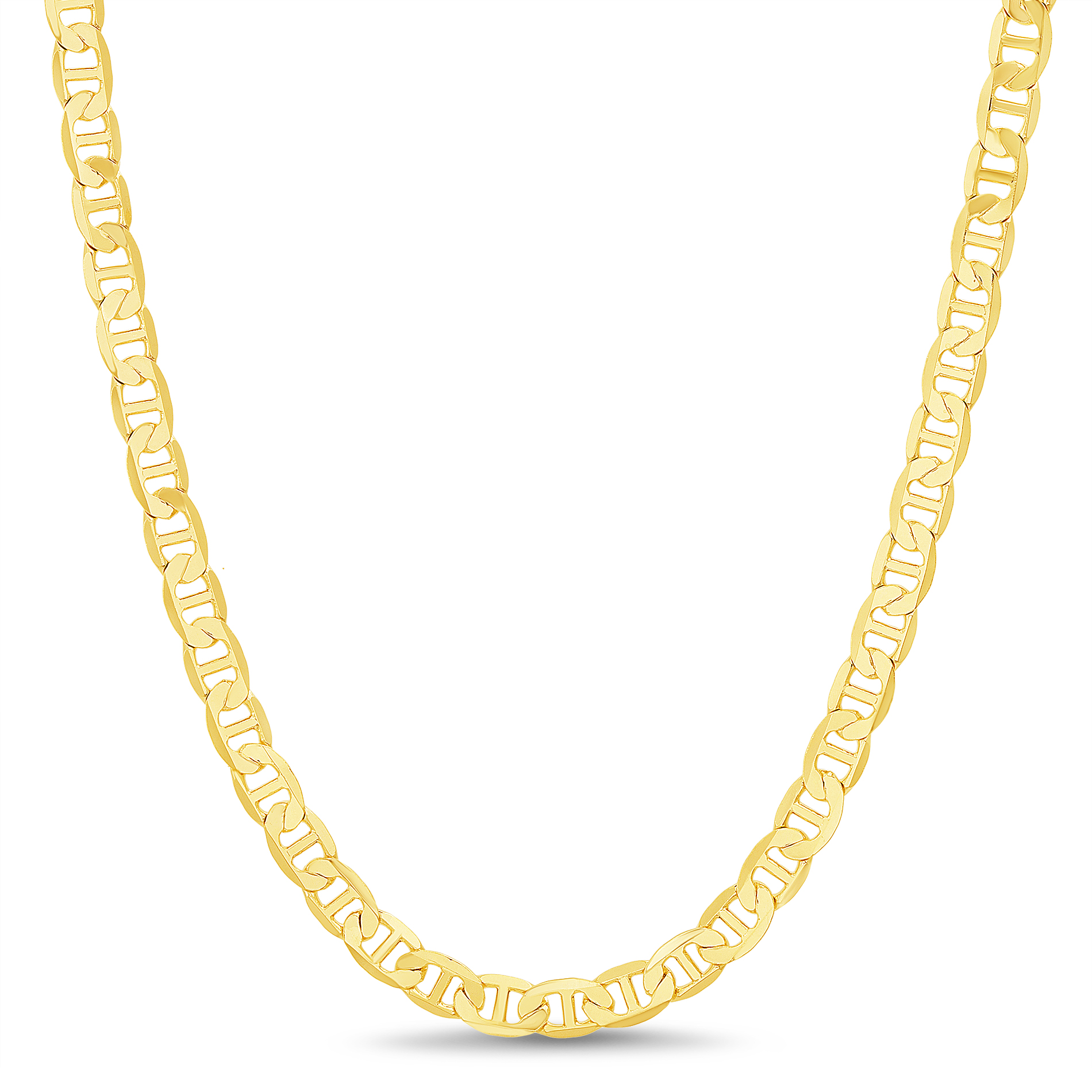 Reinforcements Mens 20 Mariner Chain Necklace in Yellow