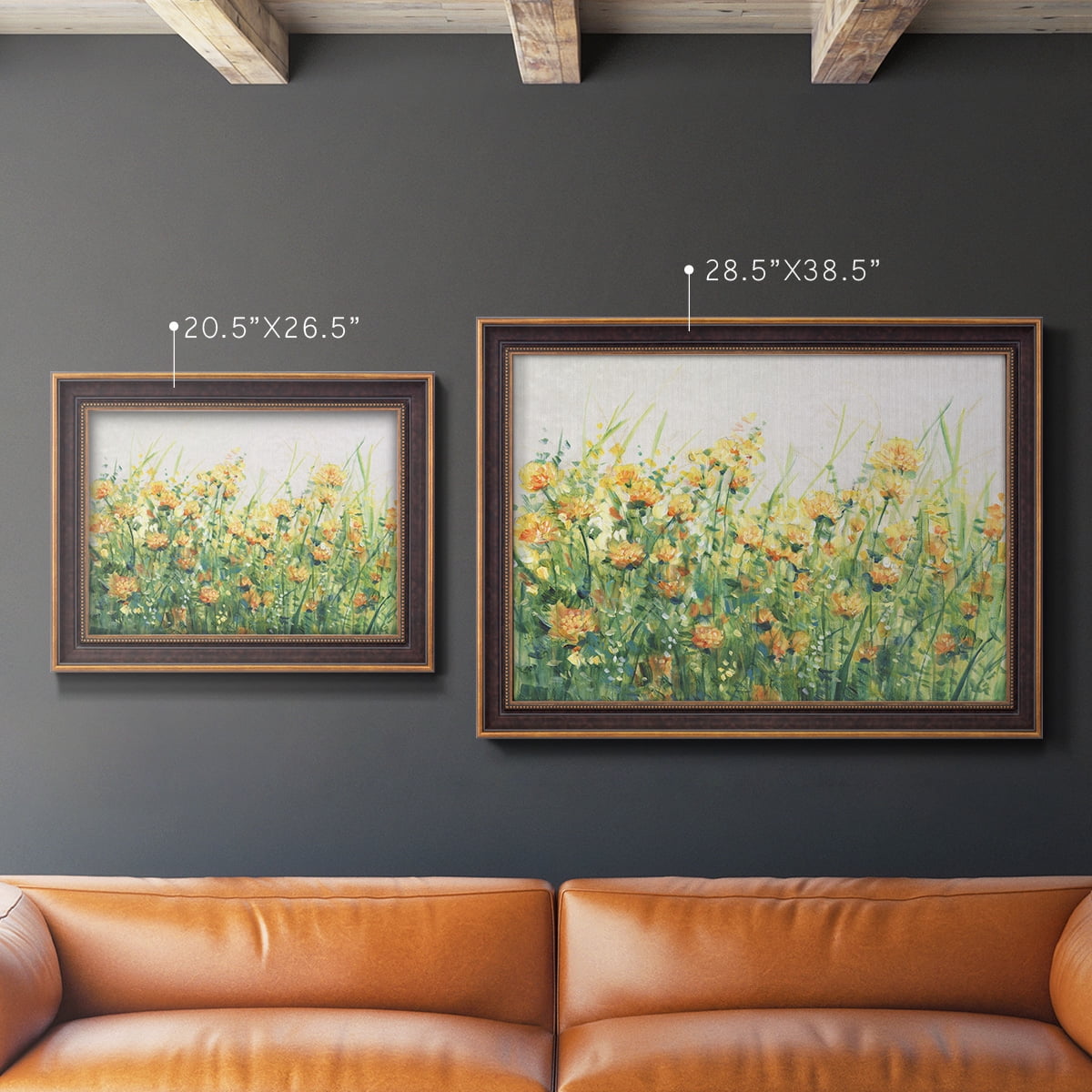 Garden in Bloom IV Premium Framed Canvas- Ready to Hang