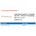 thumbnail image 2 of Intake Plenum Gasket Set - Compatible with 1993 - 1995 Ford F-150 Lightning 1994, 2 of 2