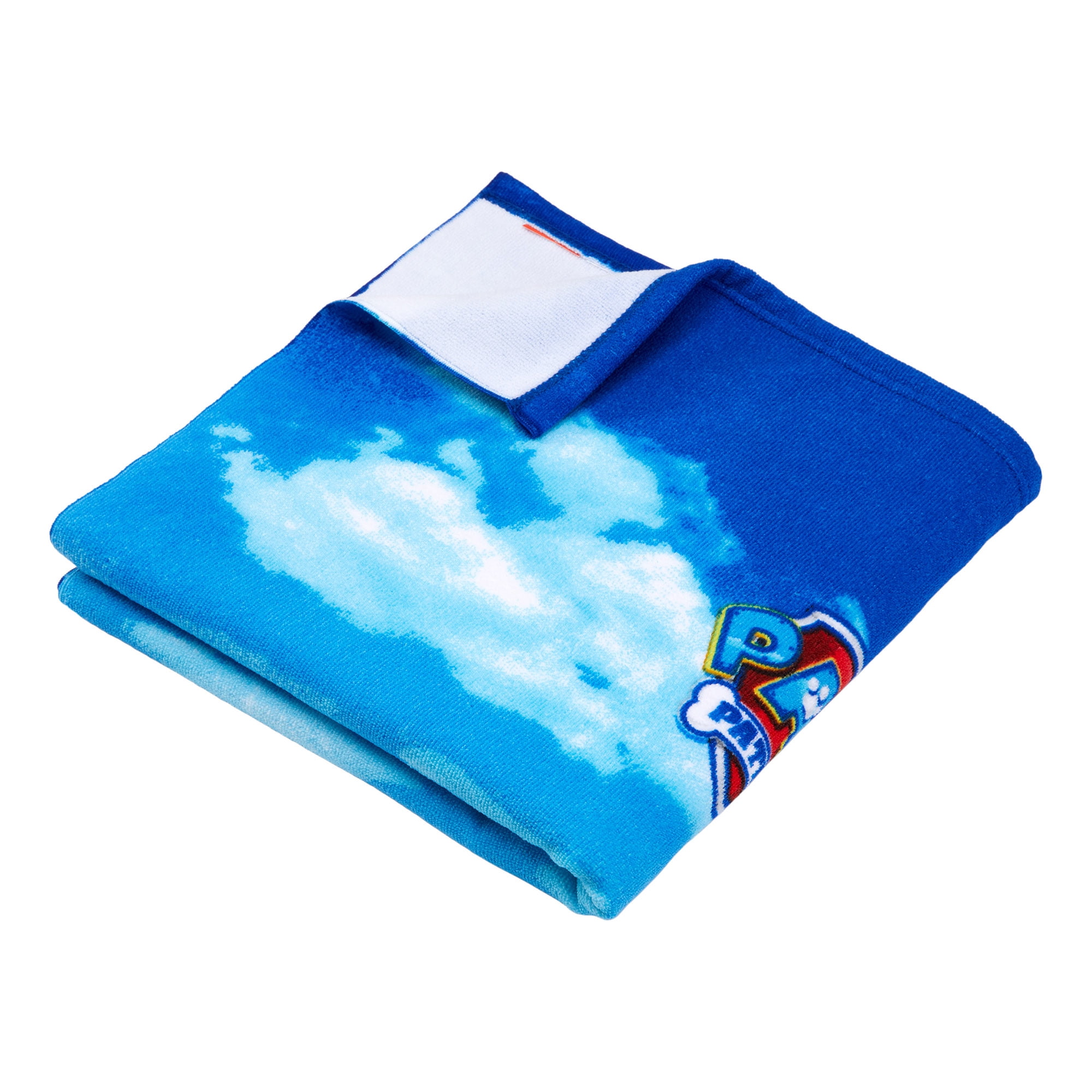 Paw Patrol Kids Beach Towel, Microfiber, 27x54, Blue, Nickelodeon
