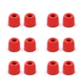 thumbnail image 2 of VONKY 6 Paires de Coussinets Élastiques Réduction de Bruit en Mousse pour Dormir Embouts de Voyage Portables Remplacement Coussinets Rouges, 2 of 5