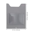 thumbnail image 3 of Miangastore Grey PP Material Time Cards Holder for Warehouse Storage with Rational Capacity and Lightweight Design 7.5x5.5 Inches, 3 of 8