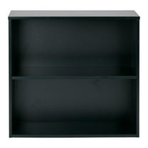 Prado 30 inch 2 Shelf Multipurpose Black Bookcase Engineered Wood