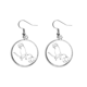 thumbnail image 1 of El budismo la religión budista mano patrón de Lotus Pendientes pendientes de plata colgantes joyas señora Unbranded M, 1 of 3